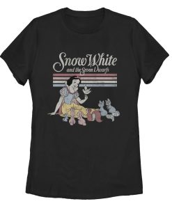 Women’s Snow White and the Seven Dwarfs Retro Stripe T-Shirt