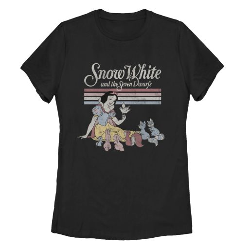 Women’s Snow White and the Seven Dwarfs Retro Stripe T-Shirt