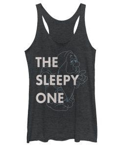 Women’s Snow White and the Seven Dwarfs Sleepy One Racerback Tank Top