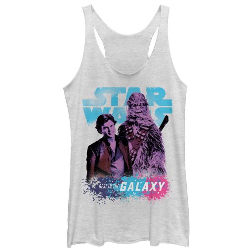 Women’s Solo A Star Wars Story Best in the Galaxy Racerback Tank Top