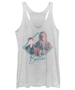 Women’s Solo A Star Wars Story Besties Triangle Racerback Tank Top