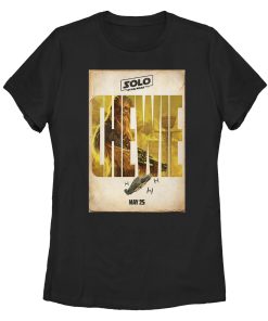 Women’s Solo A Star Wars Story Chewie Movie Poster T-Shirt