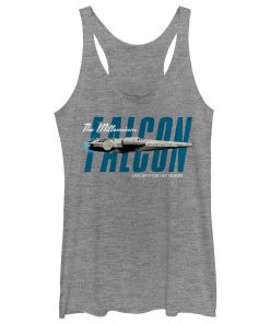 Women’s Solo A Star Wars Story Millennium Falcon Profile Racerback Tank Top