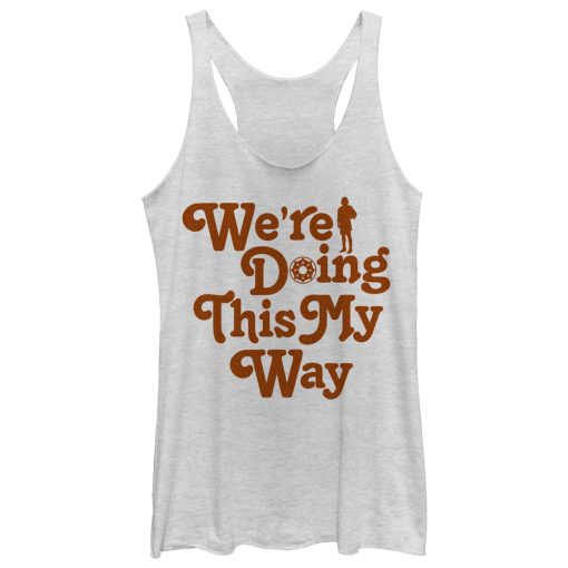 Women’s Solo A Star Wars Story My Way Quote Racerback Tank Top