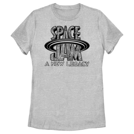 Women’s Space Jam A New Legacy Cyber Logo T-Shirt