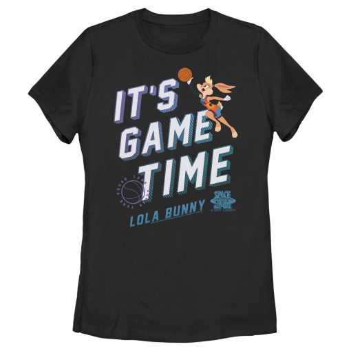 Women’s Space Jam A New Legacy Lola Bunny It’s Game Time T-Shirt