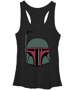 Women’s Star Wars Boba Fett Helmet Racerback Tank Top
