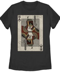 Women’s Star Wars Boba Fett Playing Card T-Shirt