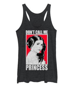 Women’s Star Wars Bold Don’t Call Me Princess Leia Racerback Tank Top