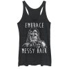 Women’s Star Wars Chewbacca Embrace Messy Hair Racerback Tank Top