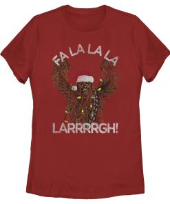 Women’s Star Wars Christmas Chewie Fa La La T-Shirt