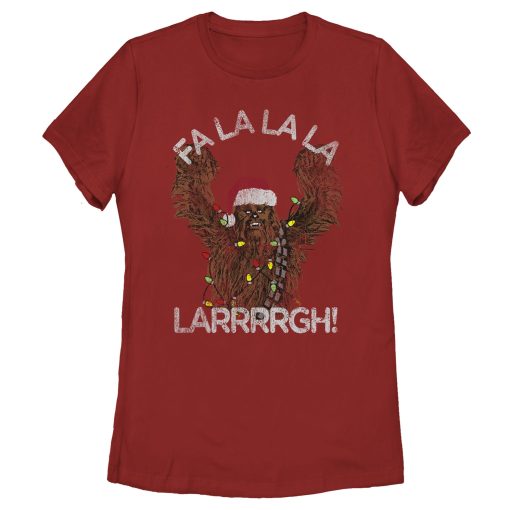 Women’s Star Wars Christmas Chewie Fa La La T-Shirt