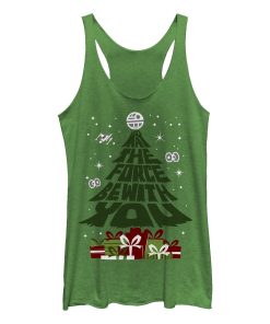 Women’s Star Wars Christmas Gifts Be With You Racerback Tank Top