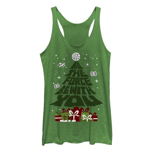 Women’s Star Wars Christmas Gifts Be With You Racerback Tank Top