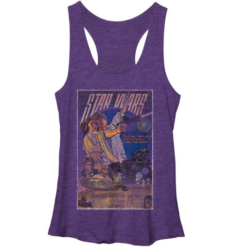 Women’s Star Wars Cinema Poster Racerback Tank Top