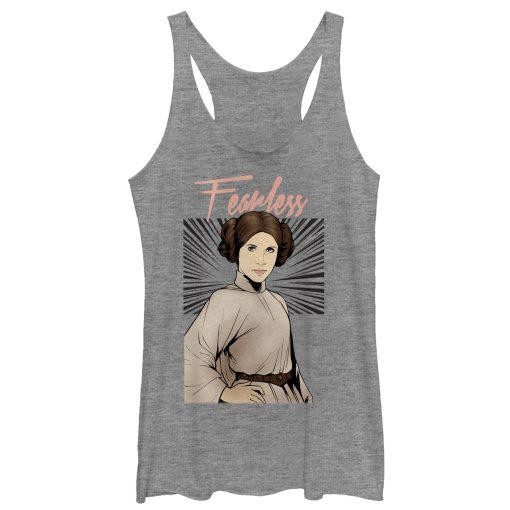 Women’s Star Wars Classic Princess Leia Fearless Racerback Tank Top