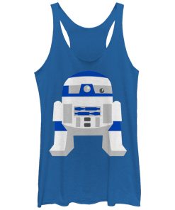 Women’s Star Wars Cute Cartoon R2-D2 Racerback Tank Top