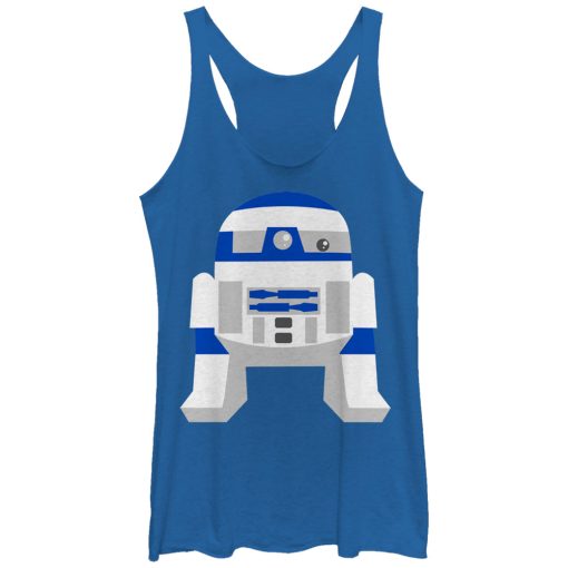 Women’s Star Wars Cute Cartoon R2-D2 Racerback Tank Top