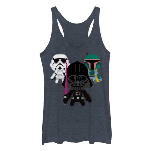 Women’s Star Wars Cute Dark Side Cartoons Racerback Tank Top