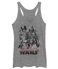Women’s Star Wars Dark Side Ink Splatter Racerback Tank Top