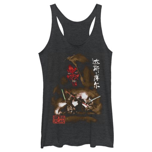 Women’s Star Wars Darth Maul Kanji Battle Racerback Tank Top