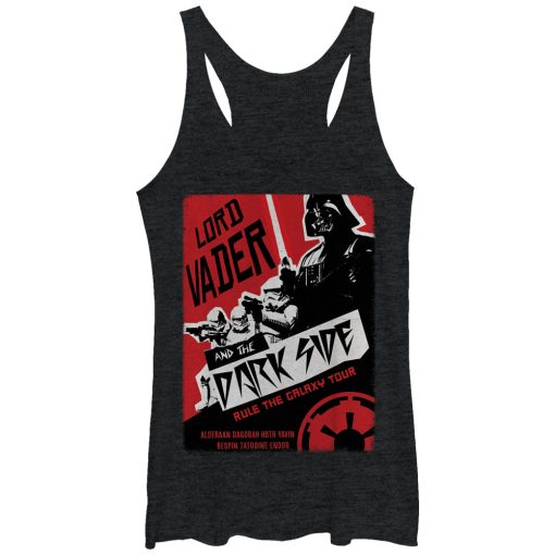 Women’s Star Wars Darth Vader Concert Poster Racerback Tank Top