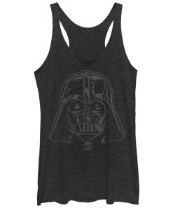 Women’s Star Wars Darth Vader Helmet Racerback Tank Top