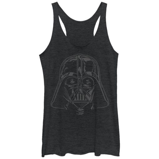 Women’s Star Wars Darth Vader Helmet Racerback Tank Top