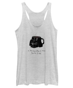 Women’s Star Wars Darth Vader Mug I Like My Coffee On The Dark Side Racerback Tank Top