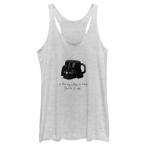 Women’s Star Wars Darth Vader Mug I Like My Coffee On The Dark Side Racerback Tank Top