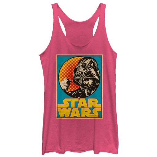 Women’s Star Wars Darth Vader Trading Card Racerback Tank Top