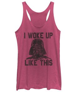 Women’s Star Wars Darth Vader Woke Up Like This Racerback Tank Top