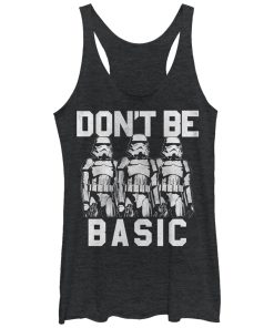 Women’s Star Wars Don’t Be Basic Stormtroopers Racerback Tank Top