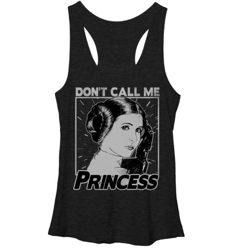 Women’s Star Wars Don’t Call Me Princess Racerback Tank Top