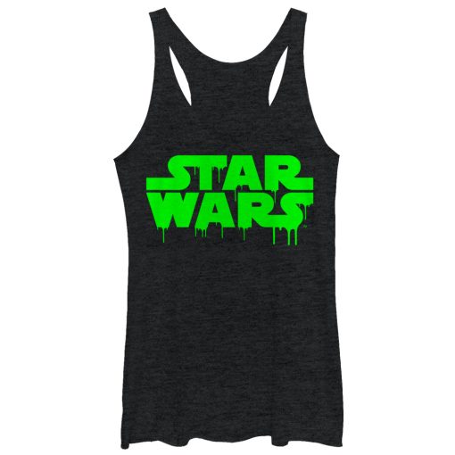 Women’s Star Wars Dripping Halloween Logo Racerback Tank Top