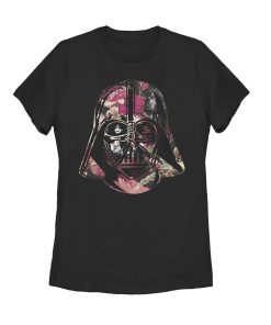 Women’s Star Wars Floral Print Vader T-Shirt