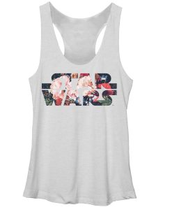 Women’s Star Wars Flower Logo Racerback Tank Top