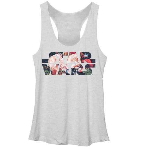 Women’s Star Wars Flower Logo Racerback Tank Top