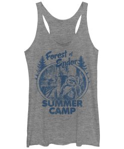 Women’s Star Wars Forest of Endor Summer Camp Racerback Tank Top