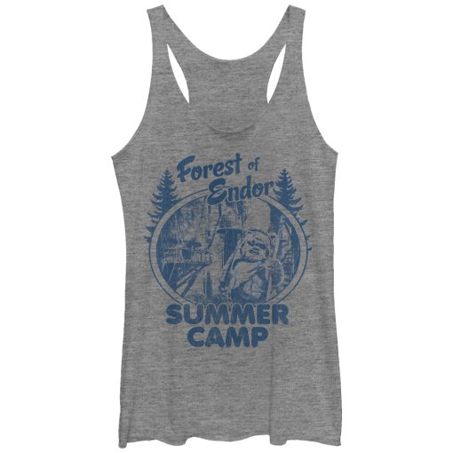 Women’s Star Wars Forest of Endor Summer Camp Racerback Tank Top