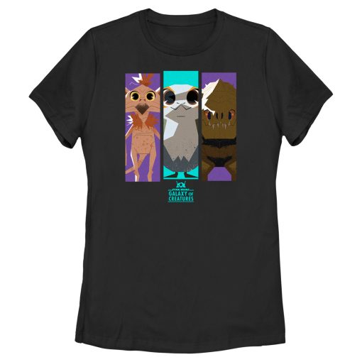 Women’s Star Wars Galaxy of Creatures Panel of Creatures T-Shirt