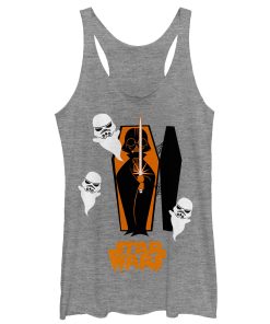 Women’s Star Wars Halloween Darth Vader Coffin Racerback Tank Top