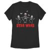 Women’s Star Wars Halloween Vader Skeletons T-Shirt