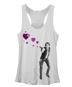 Women’s Star Wars Han Shot Hearts Racerback Tank Top
