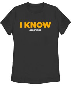Women’s Star Wars Han Solo I Know T-Shirt