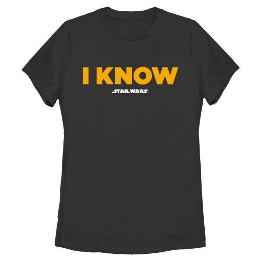 Women’s Star Wars Han Solo I Know T-Shirt