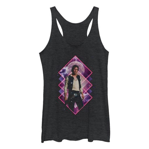 Women’s Star Wars Han Solo Retro Heartthrob Racerback Tank Top