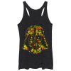 Women’s Star Wars Hawaiian Print Darth Vader Helmet Racerback Tank Top