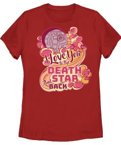 Women’s Star Wars I Love You to the Death Star and Back T-Shirt