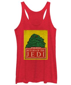 Women’s Star Wars Jabba the Hutt Trading Card Racerback Tank Top